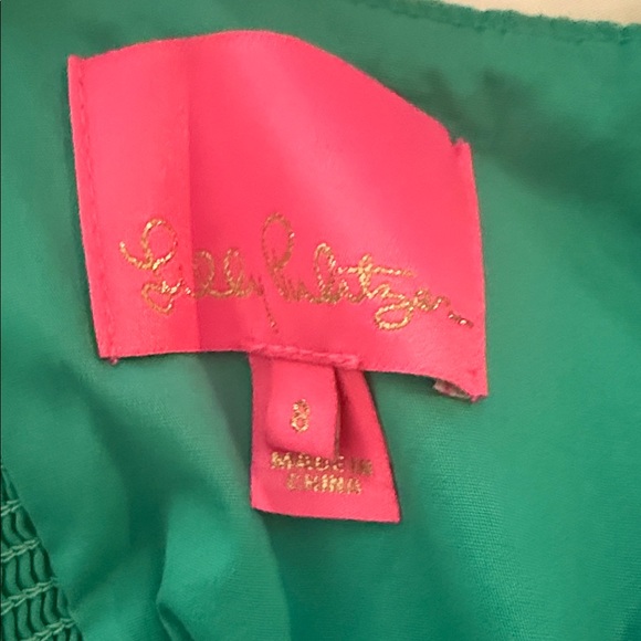 Floral Green and White Sundress - Picture 4 of 4